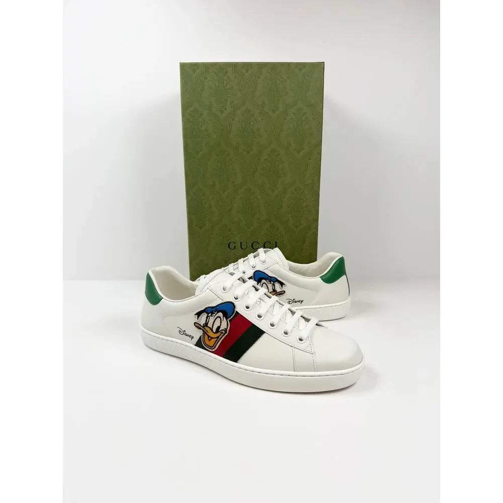 Size 7.5US - Gucci Ace X Disney Donald Duck NEW